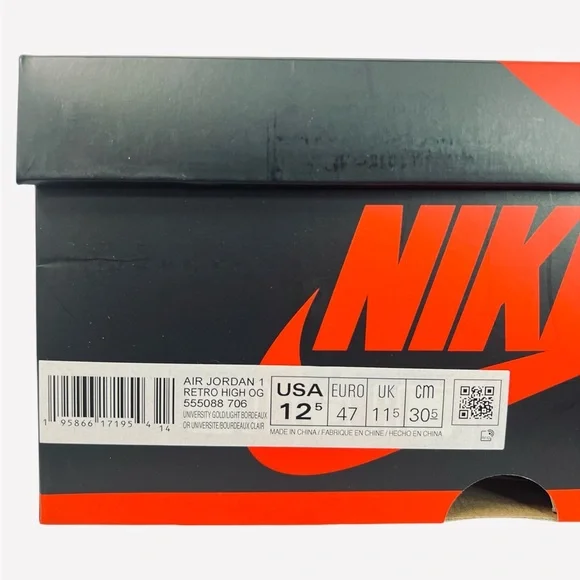 Nike Air Jordan 1 Retro High OG Sneakers Brotherhood 555088-706 Mens Size 12 - Picture 12 of 12